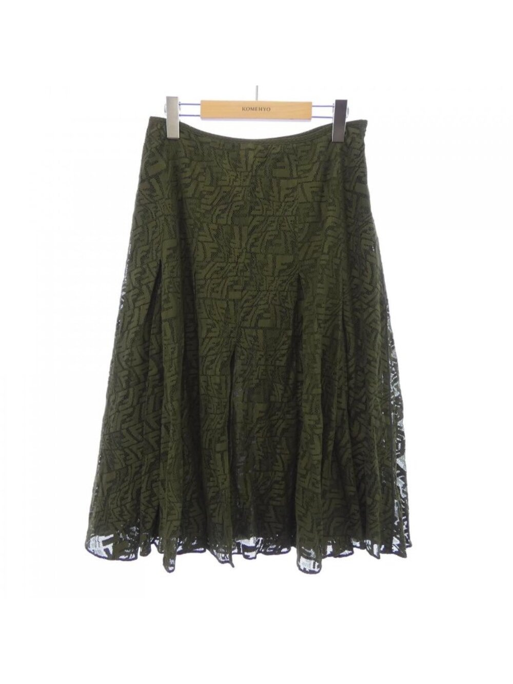 Fendi Aflz Skirt Green